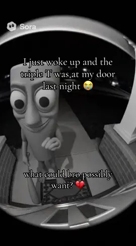 The Triple T was at my door last night bro 😭✌️#sora #soraai #triplet #tungtungtungsahur 