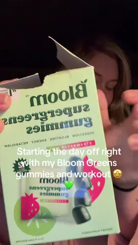 If you don’t love the greens drink I definitely recommend trying the gummies!! They are so yummy! @Bloom Nutrition  #bloomnutrition #bloomgreens #75hard #weightloss 