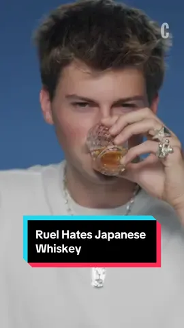 But he drank the #japanesewhisky anyways! #Ruel #ExpensiveTasteTest #painkiller @Ruel 