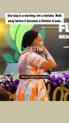 One slap is a warning, not a mistake. Walk away before it becomes a lifetime of pain. #dproverbs31woman #fyp #viral #tiktokuk #tiktokusa  @Mercy Simon @Mercy Simon 