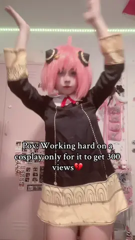 I hope this is funny idk.. #relatable #cosplay #funny #anyaforger #trend 