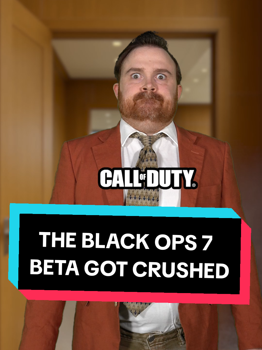 The beta for Black Ops 7 had way less players than the Battlefield 6 beta 😳 #gaming #callofduty #battlefield #skit #funny 
