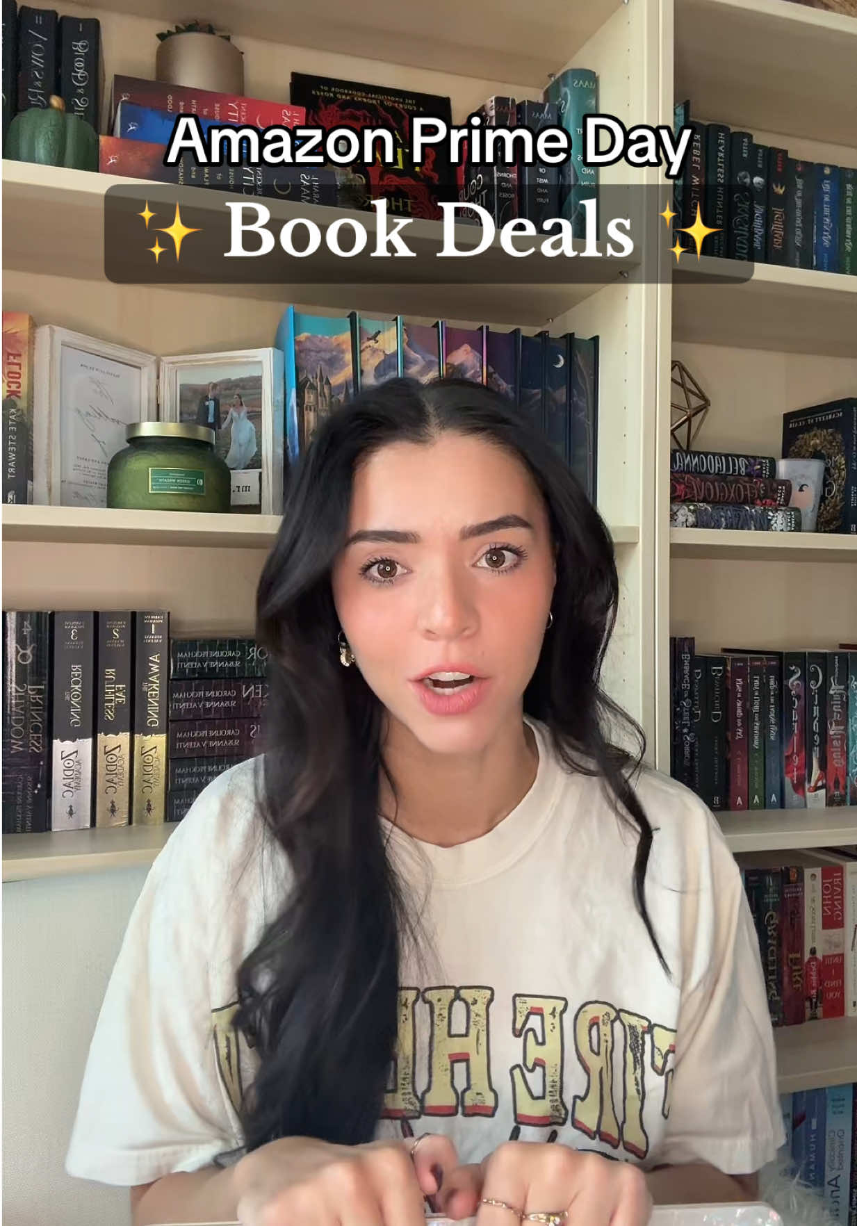 Booktok girlies, I did the digging so you can just click ✨📚 Happy Shopping 🛍️ #amazonprimeday #bookdeals #romantasybooktok #BookTok #BookRecommendations 