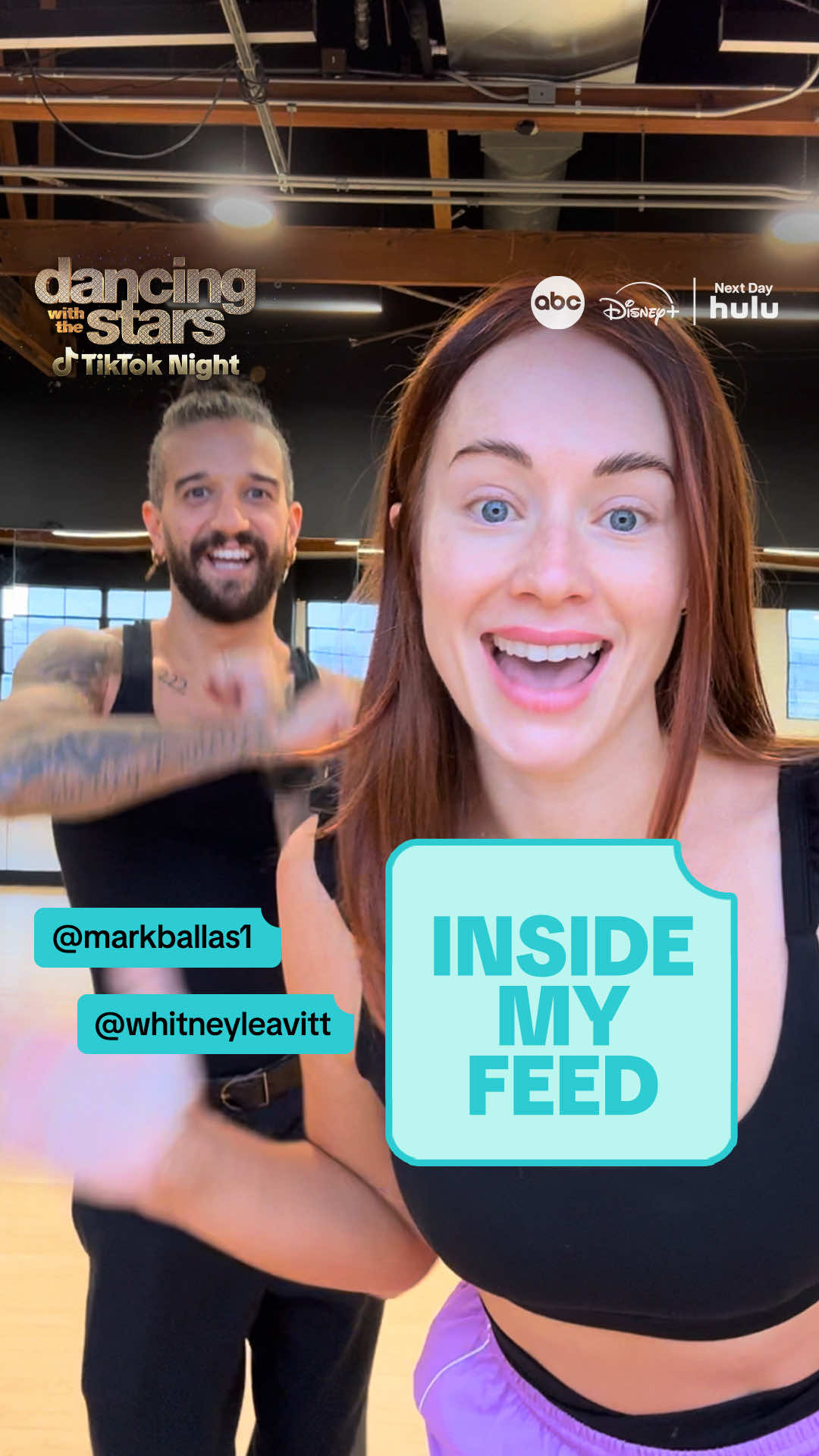 @Whitney Leavitt said ‘watch and learn’ 🫡 @Mark Ballas you can watch DWTS TikTok Night now on  Disney+ & Hulu
