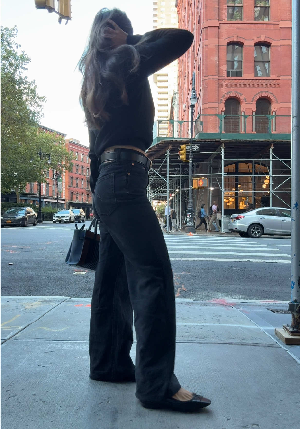 simple all black ootd. #allblackoutfit #OOTD 