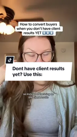 Yes you can still create content around clients (even when they don’t have results yet!) because you’re utilizing your methods/frameworks as the WORK and not just your clients results!!!  I have a bunch of content just like this on my TikTok & threads so make sure you’re following here if you aren’t already!! And go listen to the podcast episode to get more in-depth lesson on this topic!!  @Mackenzie | Story Content #smallbusinessownersoftiktok #storytellingtips #socialmediagrowth #socialmediamarketingtips #marketingstrategy 