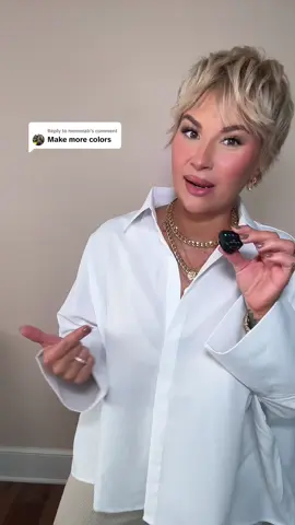 Replying to @mommab #collardshirt #oversizedtop #buttondownshirt #womensfashion 