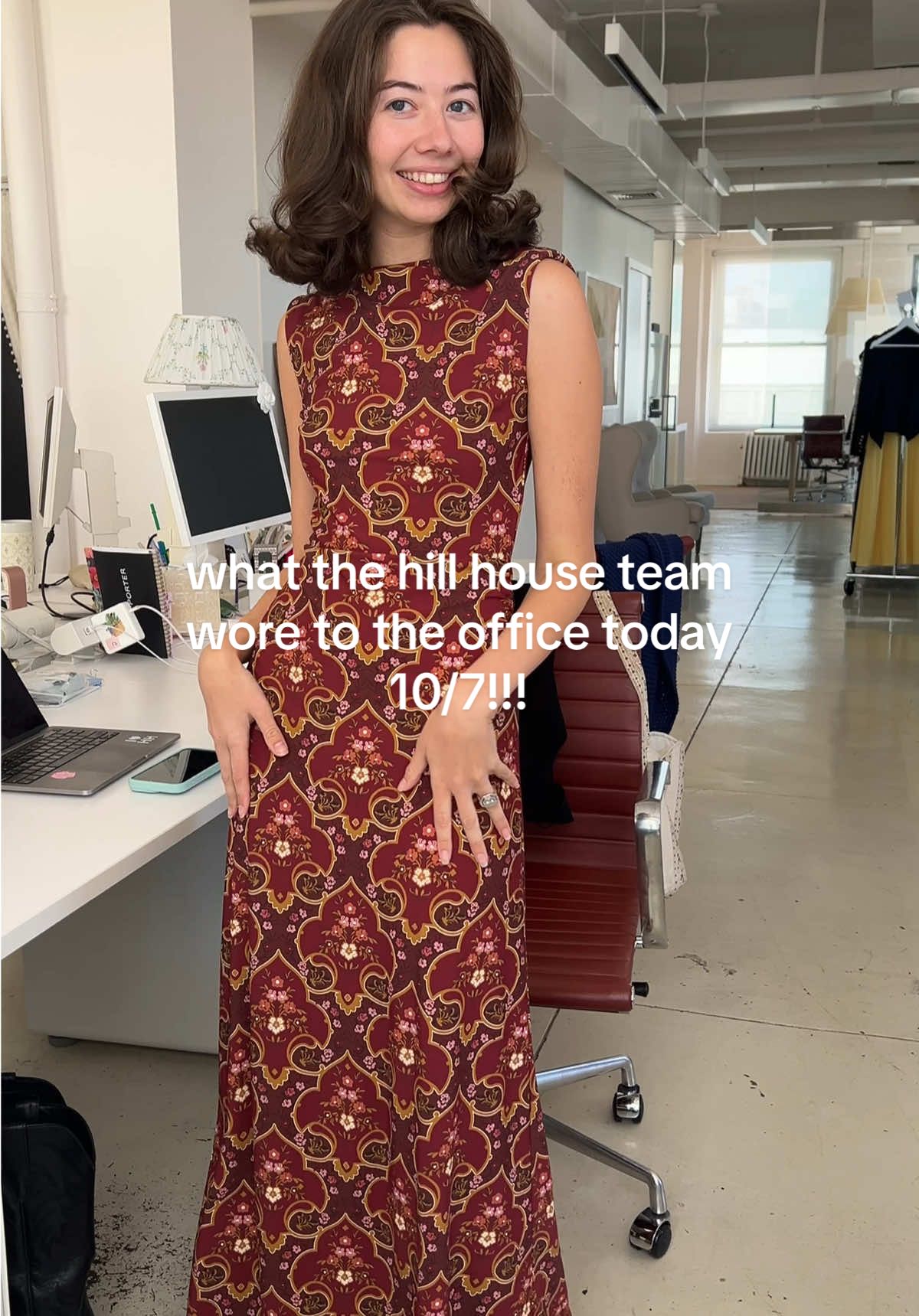the girlies ALWAYS come ready 🎀 #hillhouse #OOTD #officeoutfit 