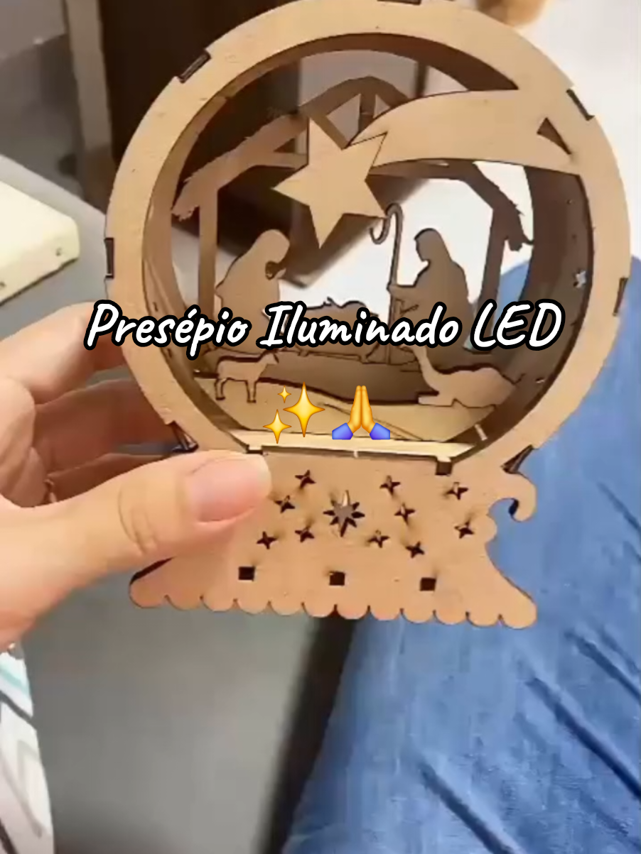 Presépio Iluminado LED ✨🙏 Traga luz e fé para sua decoração! 🌟✨ O Presépio LED é perfeito para deixar seu Natal ainda mais especial 🎄 ➡️ Compre agora e ilumine sua casa! Compre na Shopee! Copie e cole o ID do produto no buscador da Shopee  ID 👉🏻CLC-LEG-HYP #PresépioDeNatal #PresépioIluminado #DecoraçãoNatalina #Natal2025 #DecoraçãoDeNatal 