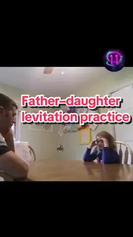 Dad trains daughter levitation 🧠✨ #telekinesis #mindpower #unlockpower #levitation #dollarbill  Meet the dad: Dan Cain, a mentalist once known for moving tables with his mind — now teaching his daughter how to channel real energy.