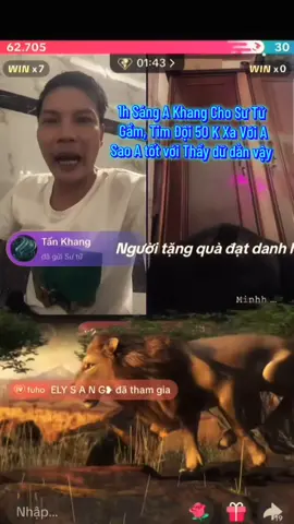 1H Sáng Giật Mình Sư Tử Gầm, Vãi Lòng Cảm Ơn A Tấn Khang @Phạm Văn Lộc @Tấn Khang @Tấn Khang #phamvanloc #xuhuong #fyp #xh 