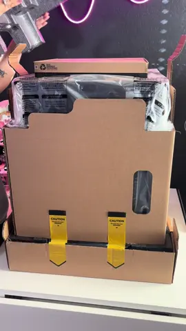 just a girl… unboxing her fifth 3D printer 😭✨ @BAMBULAB Official said “here, test this out” and handed me the new H2S 💖🥺 and she’s massive compared to the x1c brb… printing my entire personality 🪩💾 huge thanks to bambu for sending this over and throwing in an extra AMS y’all know I can’t stick to just four colors 😭💅🏽 #3dprinting #bambulab #unboxing #asmr