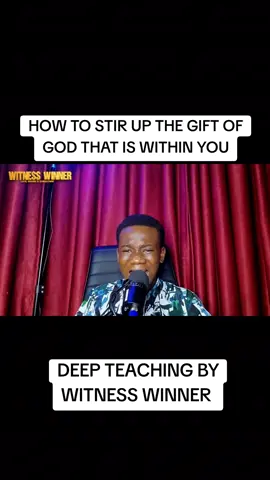 HOW TO STIR UP THE GIFT OF GOD THAT IS WITHIN YOU #teaching #giftofgod #goviral #prayer #fyppppppppppppppppppppppp 