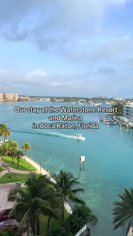 Highly recommend staying at the Waterstone Resort and Marina in Boca Raton! We stayed while we visited FAU last spring as my daughter was touring the school. We loved that you get a free bike rental, towels and chairs for the beach, and the sushi restaurant in the hotel was fabulous! #waterstoneresortandmarina #hotels #bocaraton #florida  📍 Use my link to book this hotel right on the tiktok app! 