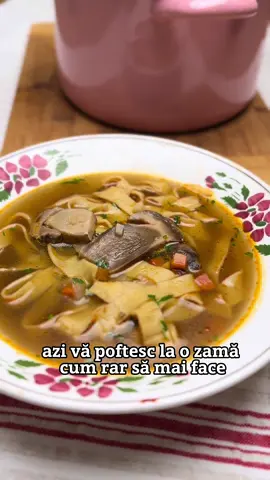 🍄 Zamă de pătură părgălită cu pitoance  O zamă de toamnă ca-n Bihor, cu hribi din pădure și pătură frământată cu ouă din cuibar, ca pe vremuri. Pe lângă ceapă, morcovi și țelină, puteti pune și câțiva cartofi, dacă vreti o zamă mai deasă și mai sățioasă. La final, un pic de pătrunjel verde și… gata, gustul de odinioară  într-un blid❤️ Ati mai mâncat zama asta bihoreană? 😋 #retetetraditionale #bihor #zamadetraditie #pitoance #hribi   