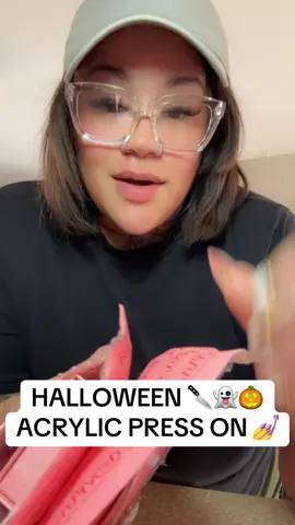 Nail # H661 and H662 #acrylicpressons #fyp #pressons #spookyseason #spookynails 