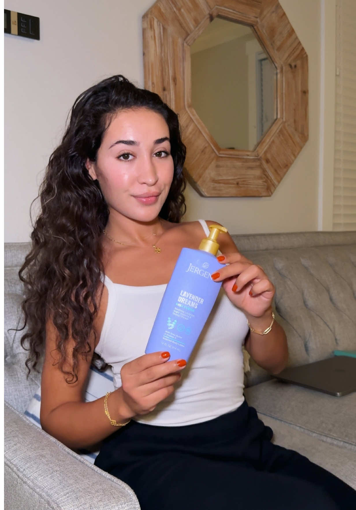#JergensPartner ✨ My nighttime ritual = calm, cozy, and smelling so good 💜I’ve been obsessed with @JergensUS Shea Fusion in Lavender Dreams — it melts right in and leaves my skin soft, smooth, and relaxed before bed 💤 It’s one of four dreamy scents: Vanilla Crush, Warm Amber, Sparkling Berry, and my fave, Lavender Dreams 🌙 💫 Amazon Prime Big Day Deal: Shea Fusion lotions are 15% off, and other Jergens faves are up to 25% off — the perfect time to stock up on your favorites. #PrimeDay