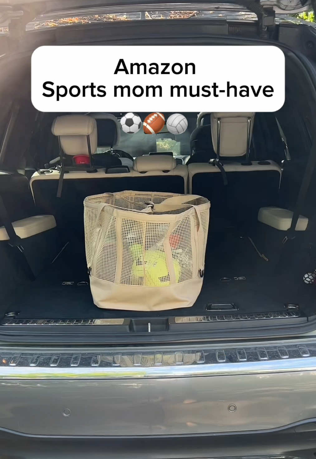 Fall sports season is no joke. Between practices, games, and all the random gear that ends up in my trunk, I needed a bag that could keep up. The CASSI tote from MISSION holds everything, wipes clean, and folds flat so it’s easy to store when not in use.  #sportsmom #baseballmom #footballmom #momlife #youthsports 