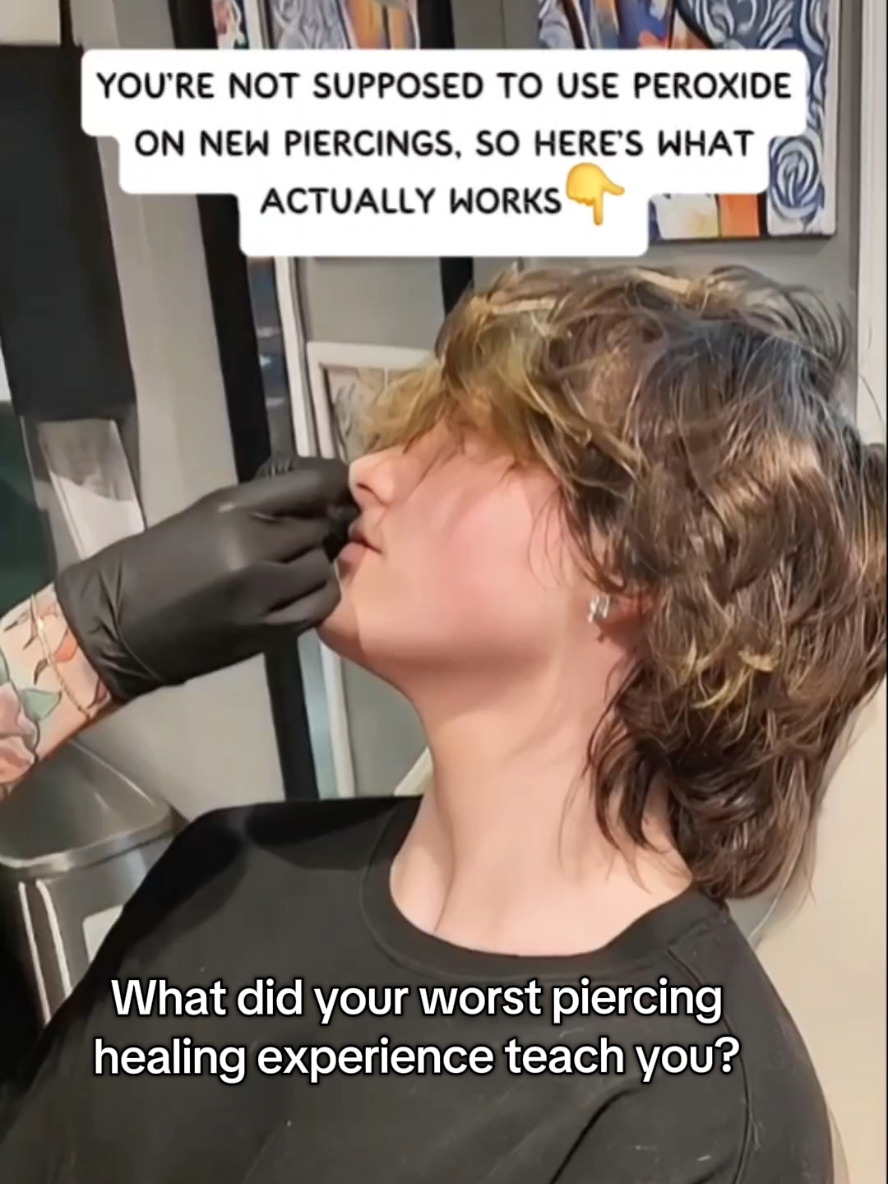 Getting a piercing is easy… keeping it clean is the hard part 😅 this spray makes it stress-free 💧. What did your worst piercing healing experience teach you? 👀 #piercingtok #aftercare #septumpiercing #piercing #tiktokshopfalldealsforyou 