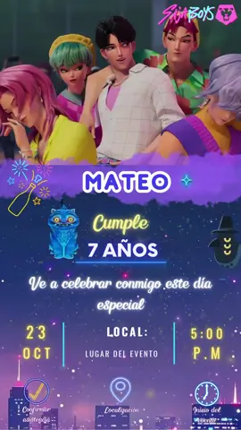 ¡Nueva Invitación Animada K-POP! Saja Boys💫🎉 Haz que tu cumpleaños brille con ritmo, estilo y animación profesional 🎤💃 🎬 Personalizada con tu nombre, edad, fecha y música especial. 📱 Escríbenos: 993037550 #kpopdemonhunter   #guerreraskpop #sajasboys  #demonhunterkpop  #lasguerreraskpop 