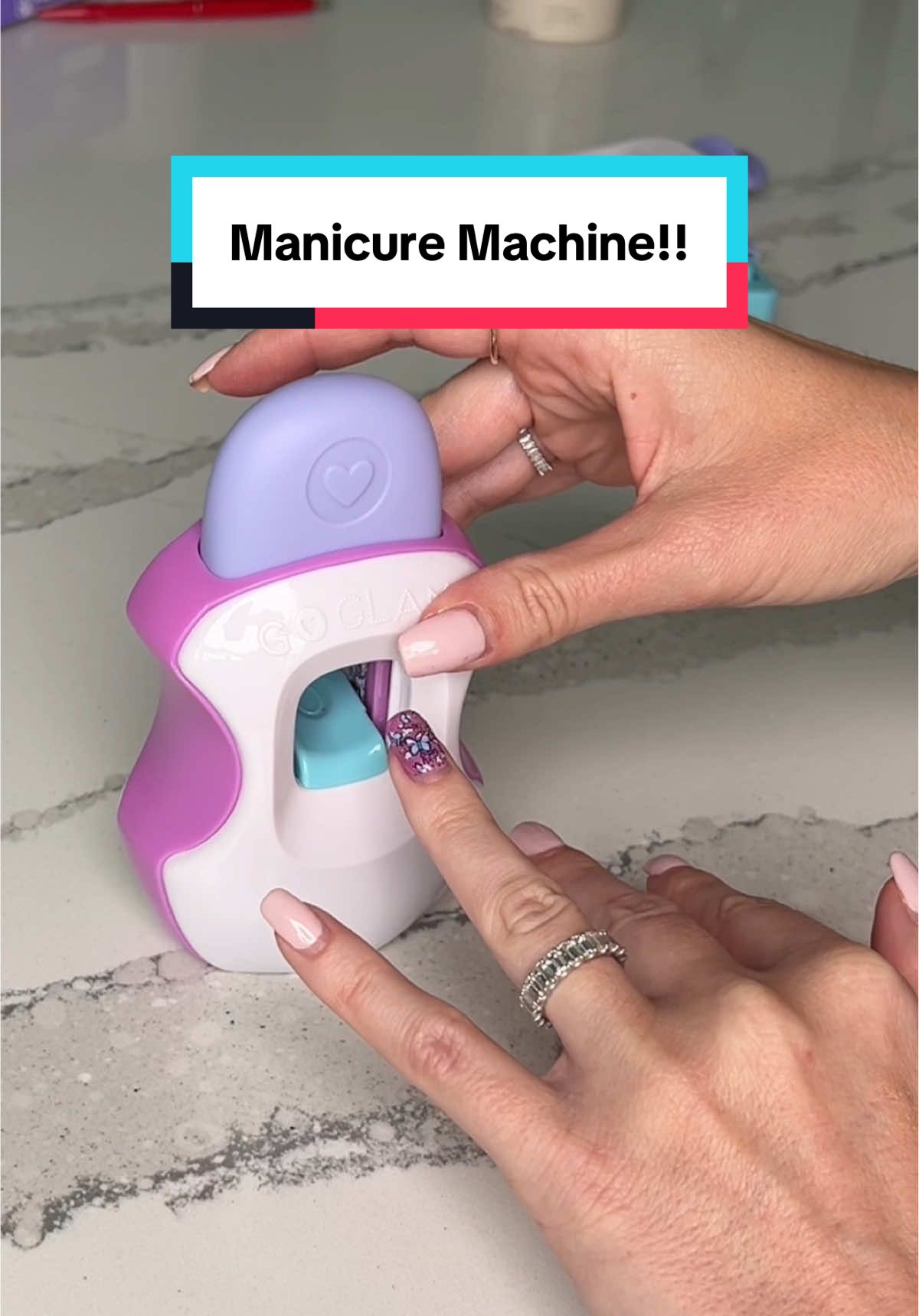 I wish I had this sooner 🤩 trying a manicure machine! 💅🏼 