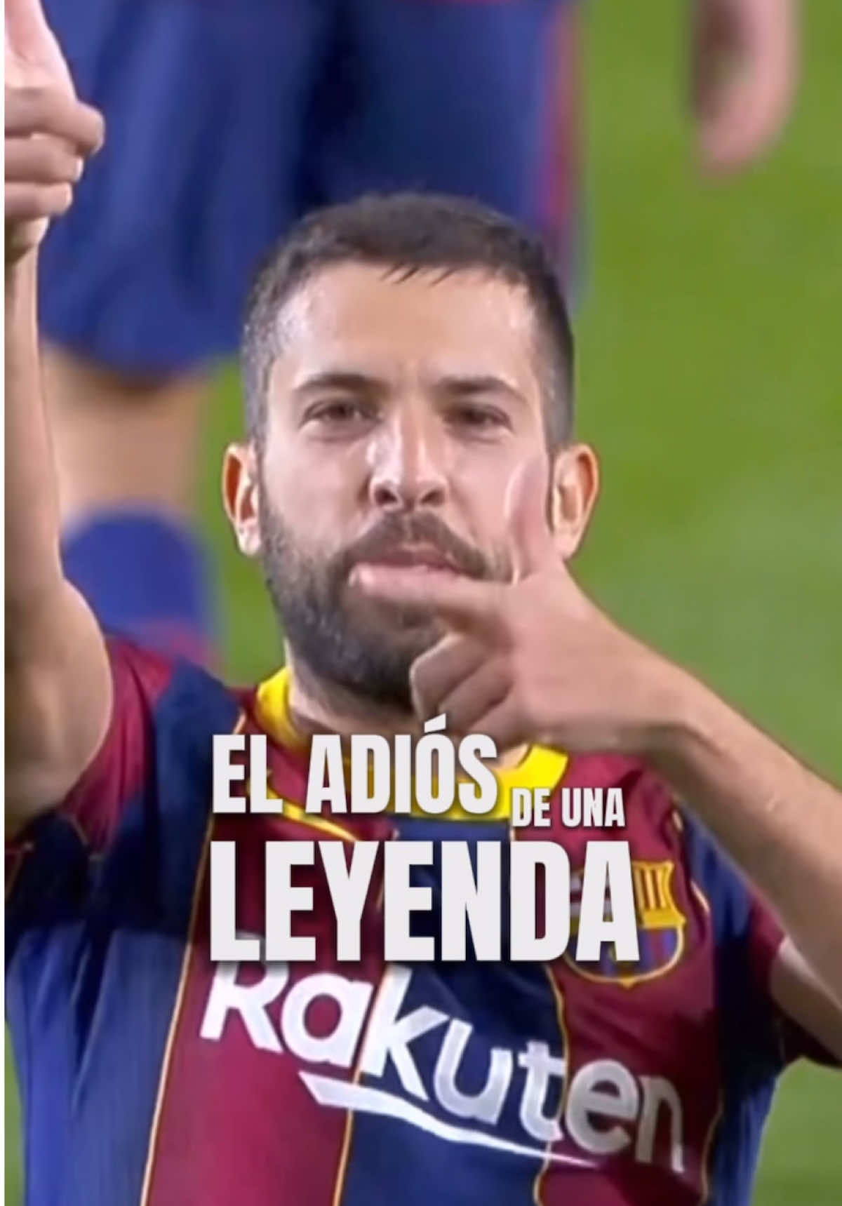 Jordi Alba se retira del futbol ⚽️🥺 #jordialba #retiro #barcelona #fyp #parati 