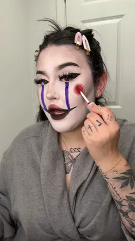 HALLOWEEN MAKEUP TUTORIAL: the puppet from fnaf 🖤 #makeup #makeuptutorial #fnaf #halloween #cosplay 