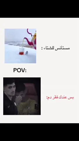 مستأنس للشتاء بس عندك فقر دم#فقر_الدم #الشتاء #متابعه_ولايك_واكسبلور_احبكم 