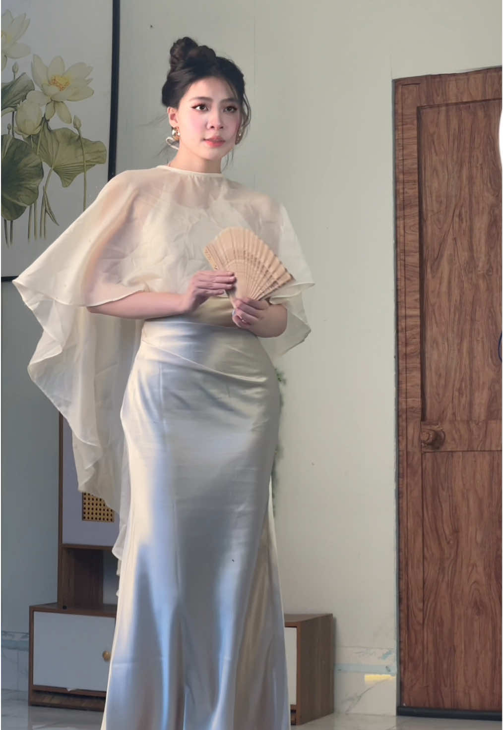 gầy, chân cong và dép lú thì mặc gì#silkdress #vaylua #OOTD #review #hottrend 