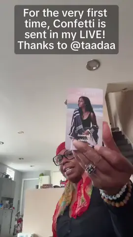 I appreciated it so much! Thank you, taadaa! It was the first time I saw this Gift in my LIVE.#tiktoklive #livehighlights #livegift #confetti 