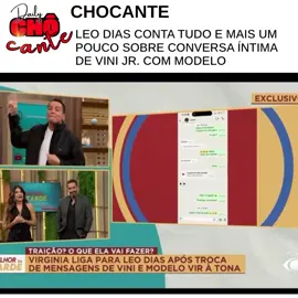 Léo Dias conta tudo e mais um pouco sobre print de Vinícius Júnior