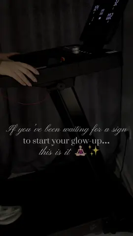 This aesthetic treadmill is lightweight, foldable, and currently on offer 👀 Perfect for your #hotgirlwalk stroll, or cozy cardio mornings 💗  #homegym #aesthetic #winter  #tiktokmademebuyit 