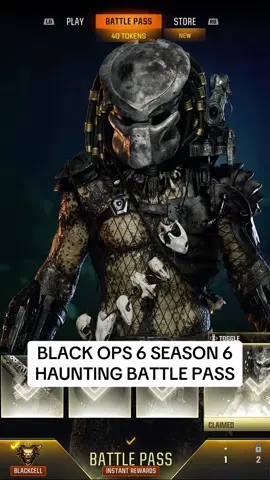 BLACK OPS 6 SEASON 6 HAUNTING BATTLE PASS #callofduty #gaming #warzone #cod #blackops6 