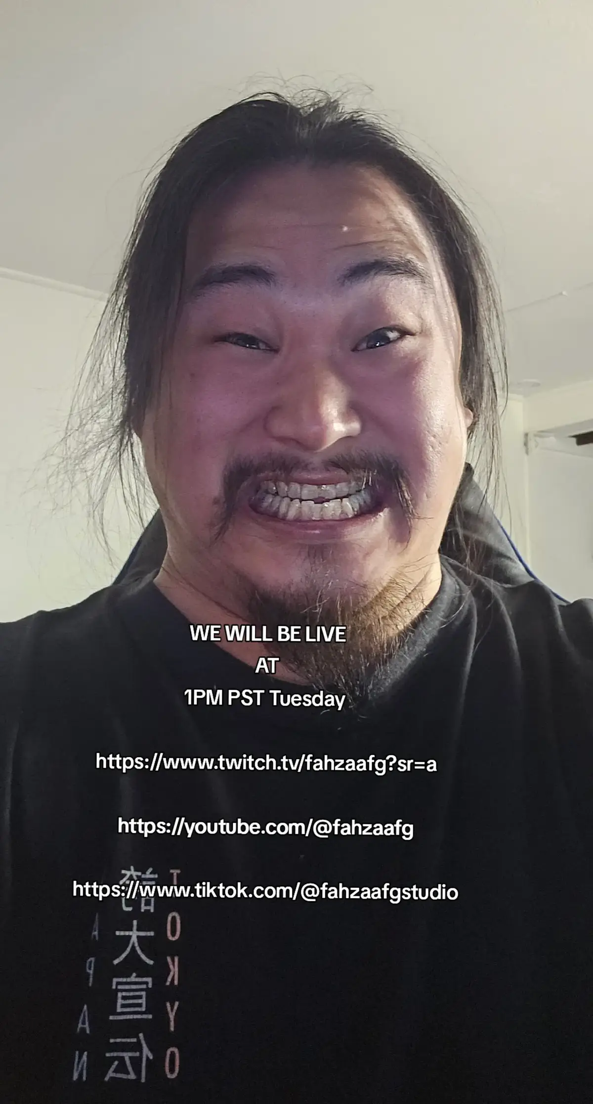 WE WILL BE LIVE AT 1PM PST Tuesday  https://www.twitch.tv/fahzaafg?sr=a https://youtube.com/@fahzaafg https://www.tiktok.com/@fahzaafgstudio