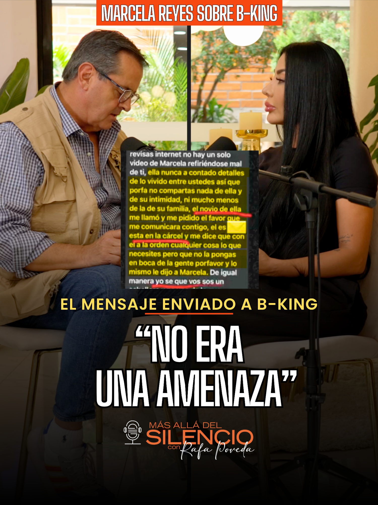 ¡Marcela Reyes le escribió ESTO a BKing antes de la tragedia! Muchos dicen que su mensaje suena a amenaza... ¿Tú qué piensas? La respuesta completa está en el LINK de nuestro perfil. #Justicia #TrueCrime #Podcast #BKing #MarcelaReyes