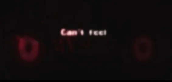 can’t feel myself 