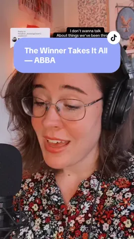 Replying to @Pasukan_madangDolan I feel like I do this one once every three months so I was due for another one! #cover #thewinnertakesitall #abba #mammamia #merylstreep #80s #80smusic #lullaby #mirandaelloway 