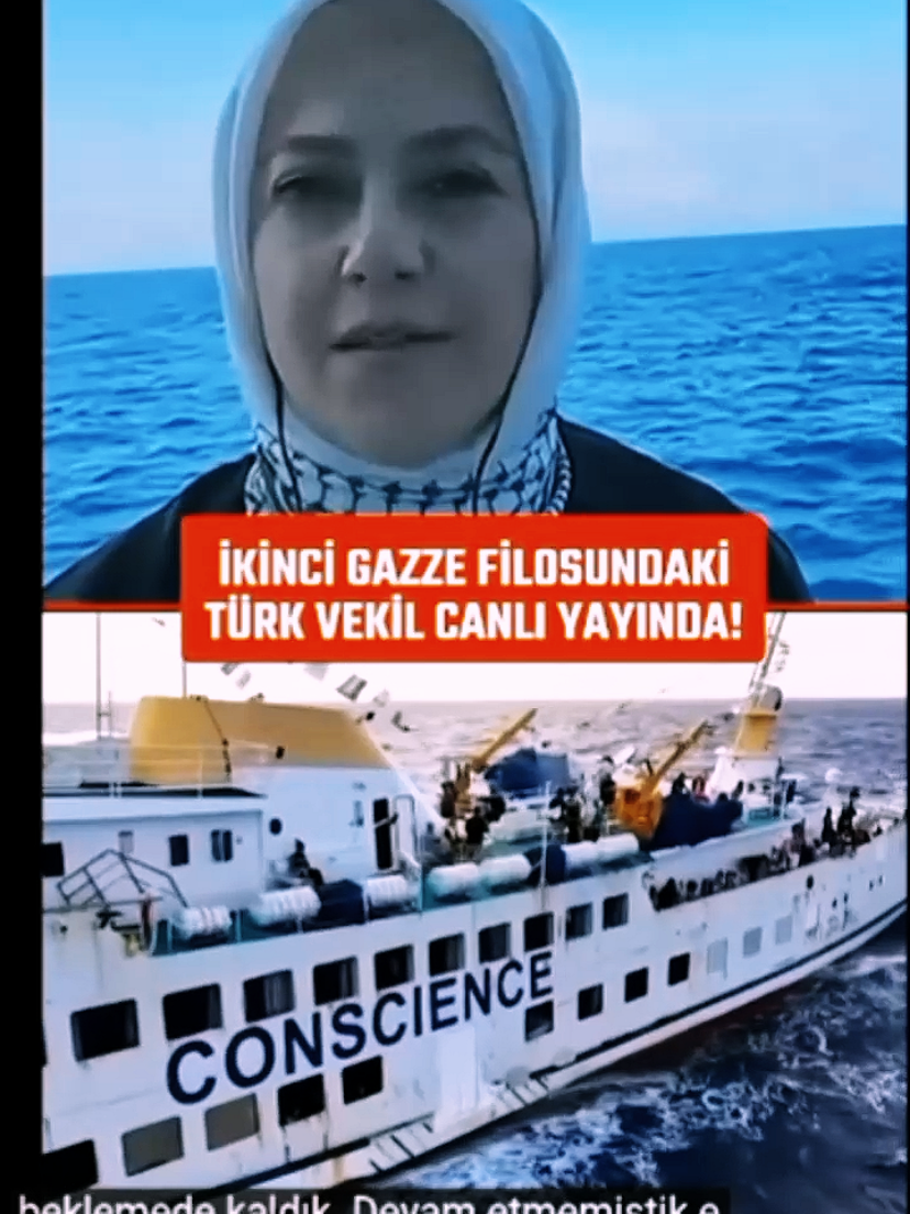Global Sumud Filosunun devamı olarak, Özgürlük Filosu Gazze ablukasını kırmak için yoluna devam ediyor. Filoda bulunan Gelecek Partisi Milletvekili Sema Silkin Ün son durumu anlattı. #gazze #filistin #freepalestine #palestine #gaza 