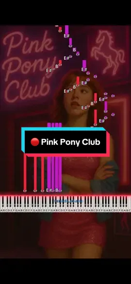 🔴 Pink Pony Club - Chappell Roan (Advanced Piano Tutorial)  #piano #pianotutorial #easypiano #pianocover #pinkponyclub 