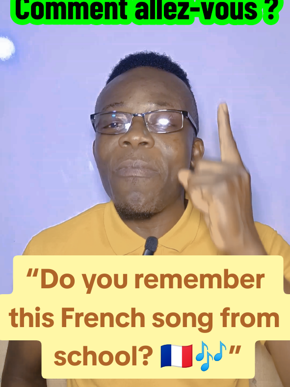 #LearnFrench #FrenchInGhana #FrenchSong #AcapellaVersion #BackToSchool #FYP #MonsieurFrancisco 