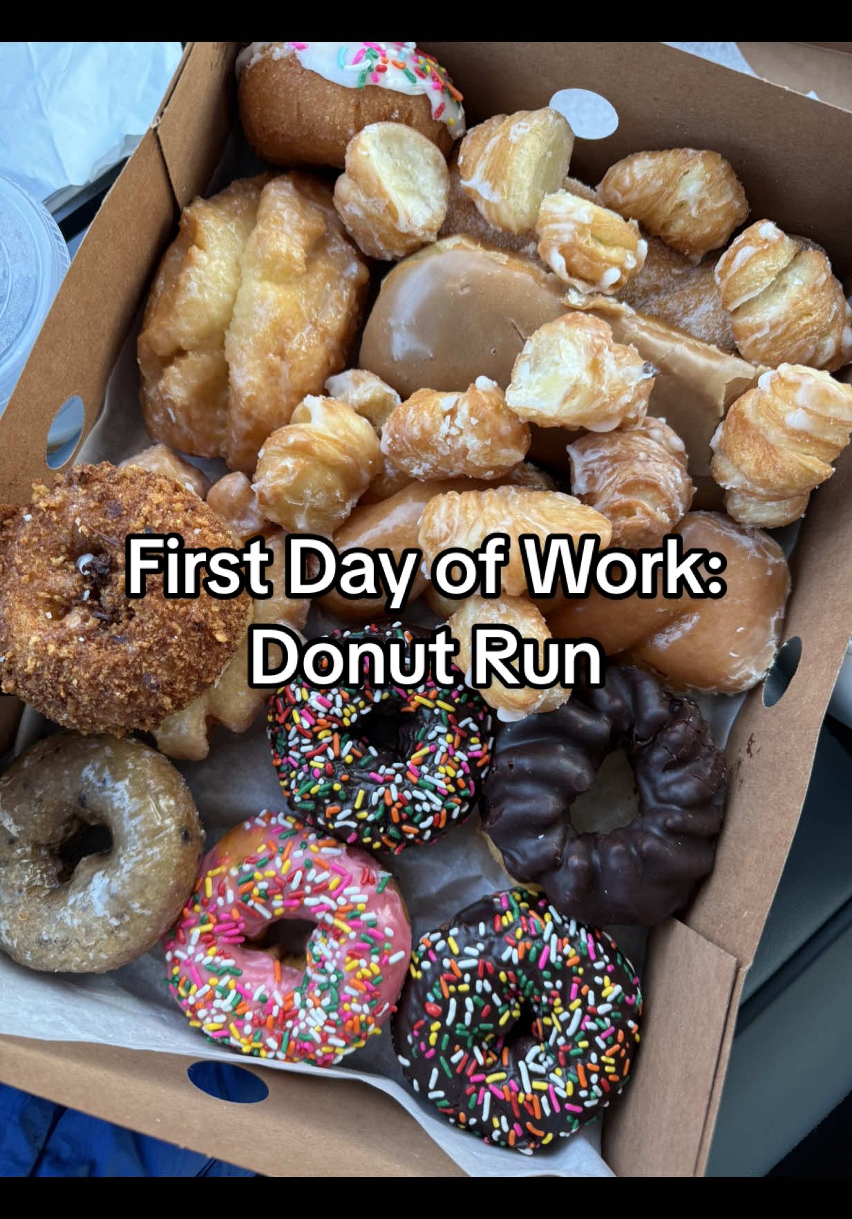 Some days you just need a donut 🍩  . Update: this was a week ago and everyone is right in that it gets easier. I cried every day for weeks leading up to my return. Now I feel much better (but still miss her like crazy). If you’re in the same transition, know your not alone. It’s okay to be sad. It’s okay to not be okay.  #donuthaul #firsttimemom #momtobe #maternityleave #donutshop 