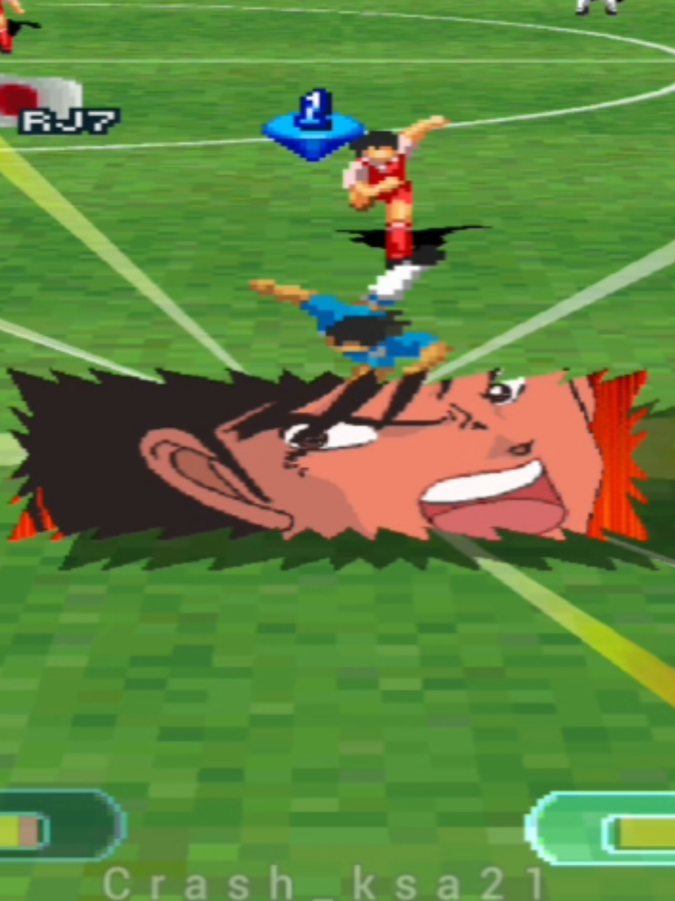 تسديدة مخلب النمر مدبلج عربي 🐅 - Captain Tsubasa j Arabic #سوني1 #سوني2 #سوني2_افضل_ايام😔 #ps1 #ps1games 