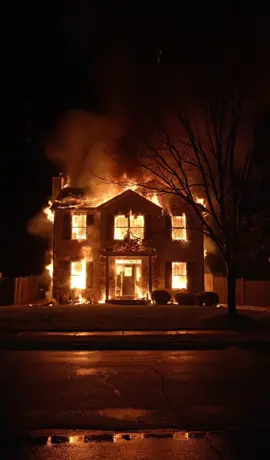 The house is burning…. #fire #house #burninghouse #burning #dreamcore 