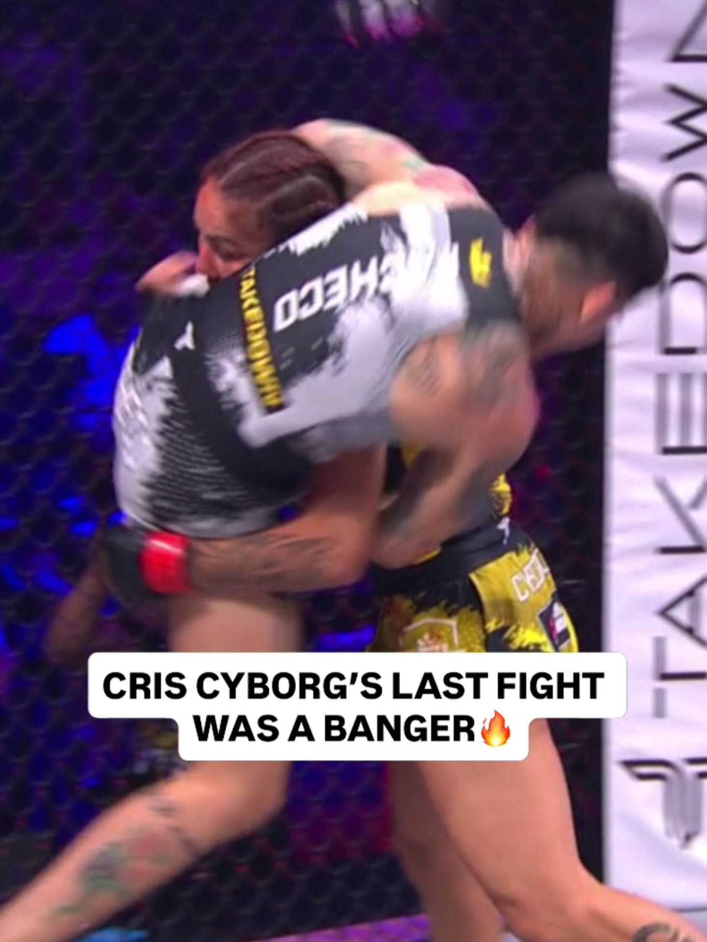 💥 Cyborg’s last fight was an absolute BANGER vs Larissa Pacheco 👊 The legend returns Sat, Dec 13 in Lyon, France 🇫🇷 #PFL #highlight #sports #MMA #championship #Fighter #legend
