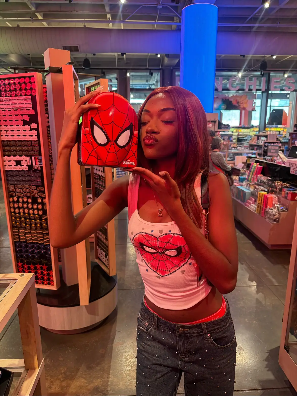 Just a city girl doing city things (and searching for Spider-Man ofc😅) Ft. @Eboni Danielle , BTS, and Ateez 😗 #spiderman #mjspiderman #cosplay #maryjanewatson 