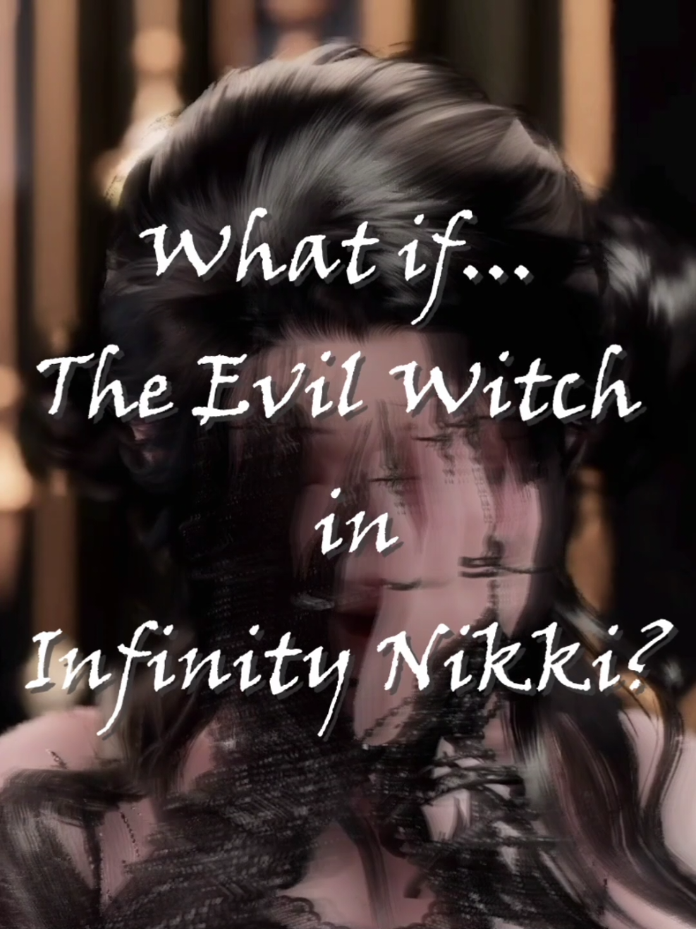 I did it quickly, but I really liked the result. What do you think of the image? I imagine this witch as a bit crazy and insanely evil! She only likes to be alone and quietly cast spells in her tower.#infinitynikki #infinitynikkioutfit 