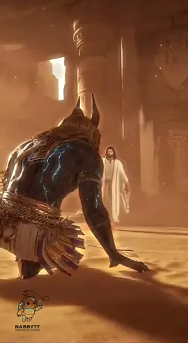 Jesús Vs Anubis #AnimeBattle #EpicAnime #JesusVsAnubis  #CinematicAnime #AnimeFight 