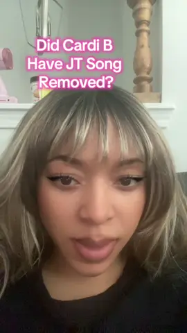 Do y’all think Cardi B had JT “No Hooks” song removed from Apple Music? #jt #cardib #bia