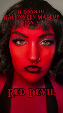 DAY 7: RED DEVIL + photoshoot 👀🫣 #halloween #vibe #31daysofhalloween #devil #photoshoot 