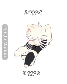 hai…. :’3 My oc had glow up hehe #alightmotion #furrytiktok #fyppp #furryfyp #ibispaint 